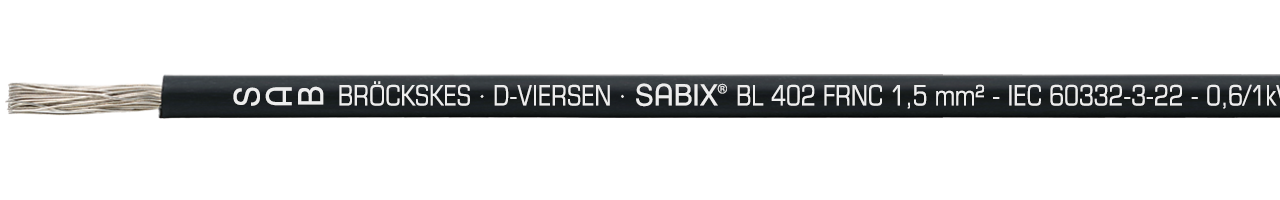 SABIX BL 402 FRNC - fil de câblage souple 0,6/1 kV, homologué DNV