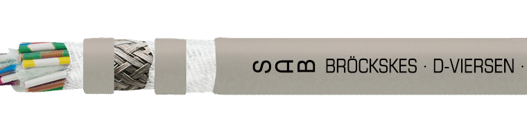 SD 200 C : câble de transmission de données extra-souple en TPE/PUR avec conducteurs couleurs et blindage tresse cuivre