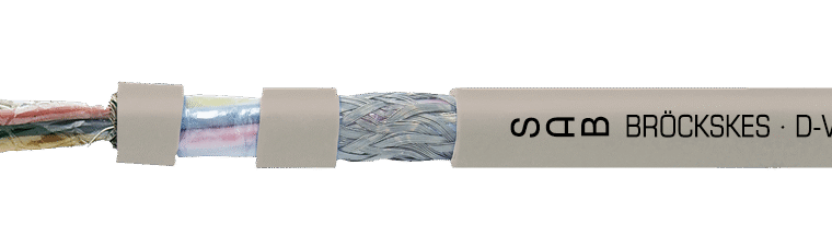 SD 86 C TP : câble de transmission de données souple en permanence en PVC, en paires avec tresse cuivre