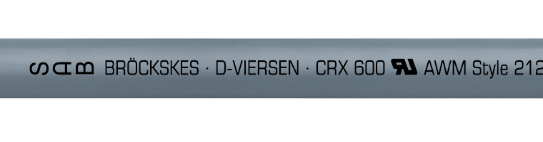 CRX 600 : câble de commande en TPE résistant à l'huile