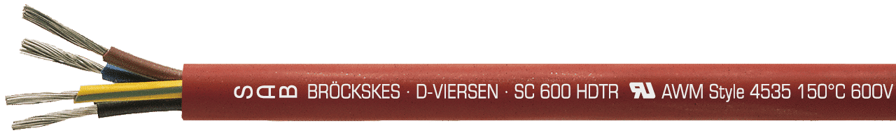 SC 600 HDTR : câble isolé Besilen®, homolgation UL/CSA