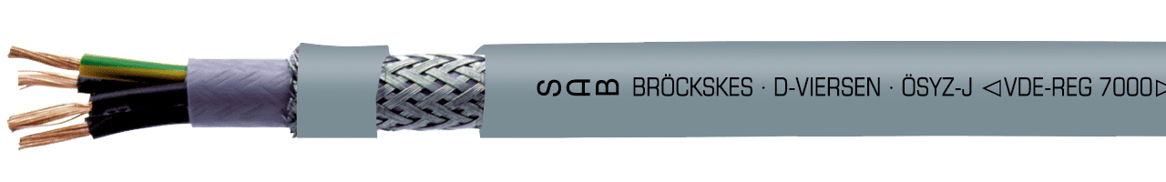 CC 500 SY : Câble de commande en PVC et armure