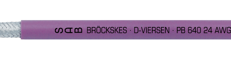 Câble Profibus-DP en PVC, souple