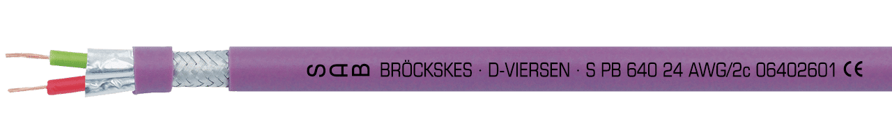 Câble Profibus-DP en PUR, extra souple