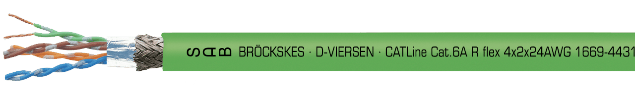 CATLine CAT 6A R Flex : Câbles Ethernet Industriels
