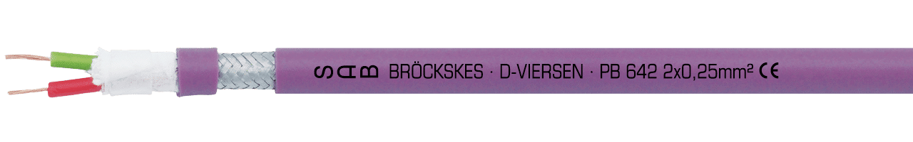 PB 642 : Câble profibus en PVC