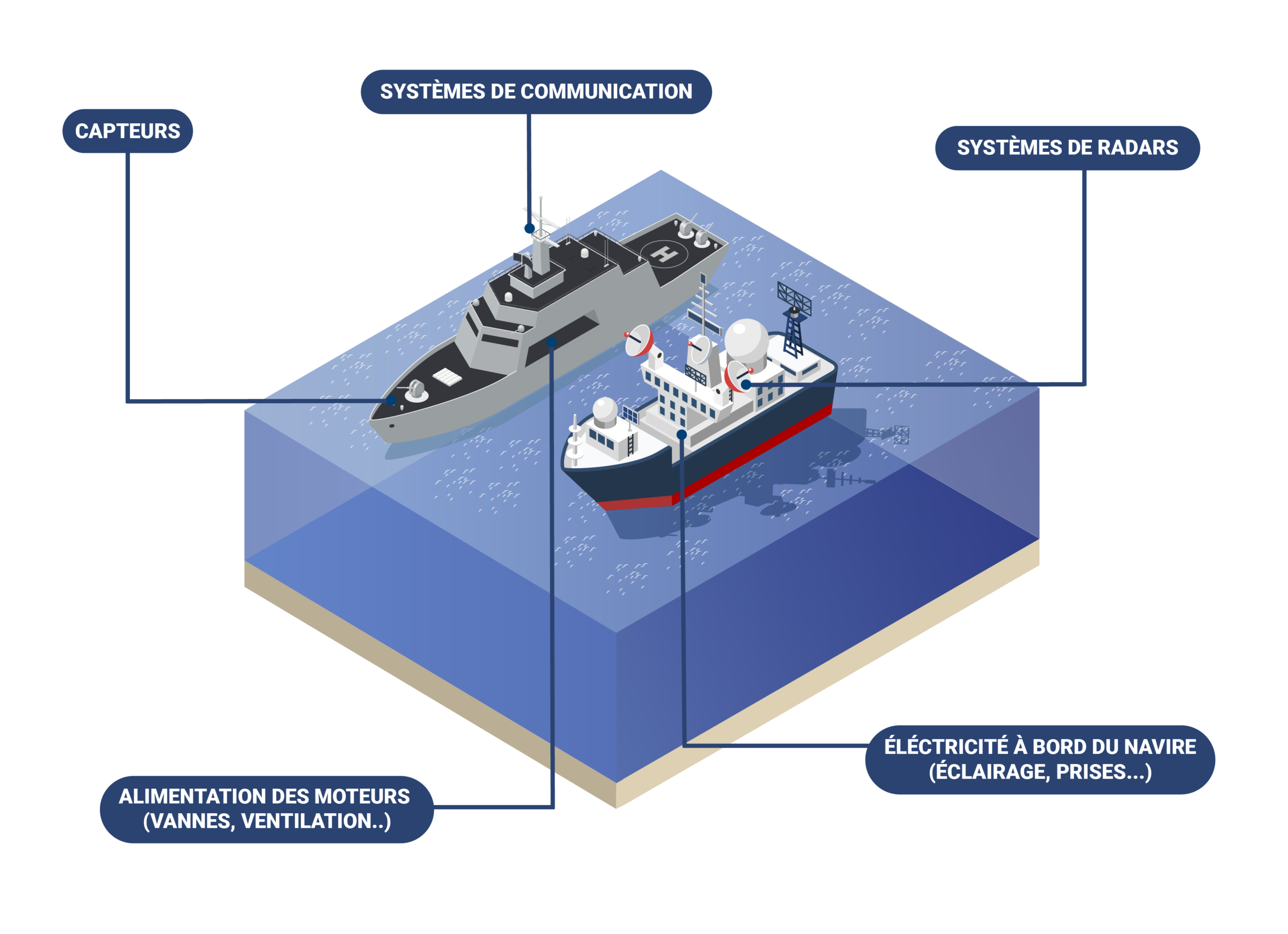 Secteur d'activité - Schéma marine